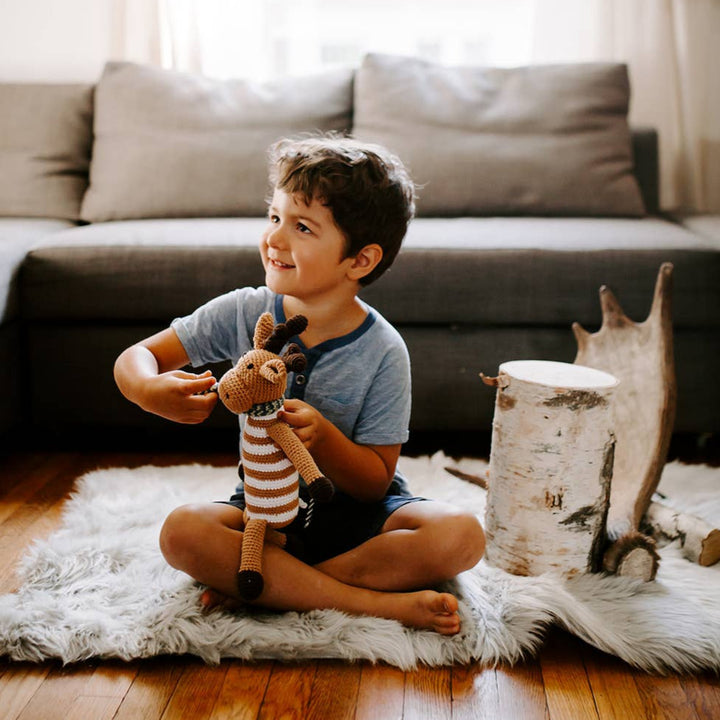 Plush Woodlands Moose  Kids Toy