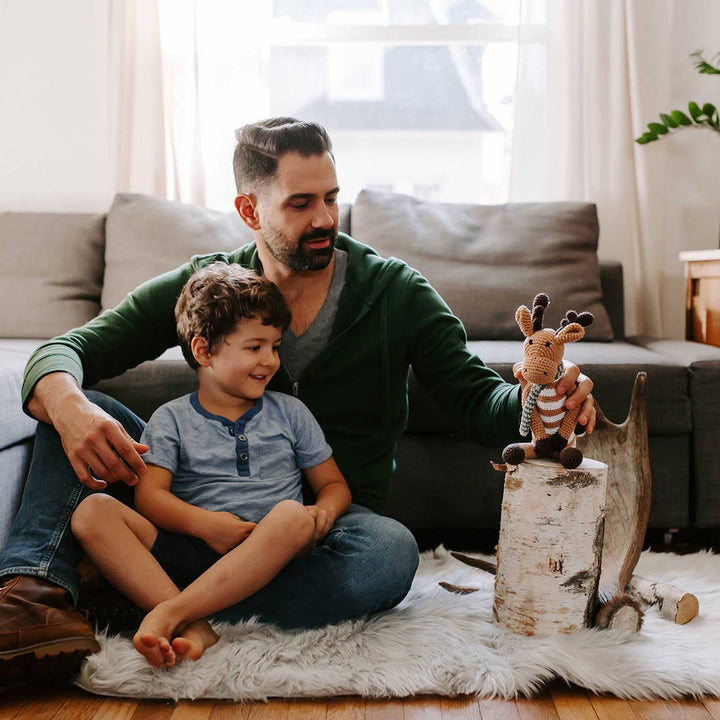 Plush Woodlands Moose  Kids Toy