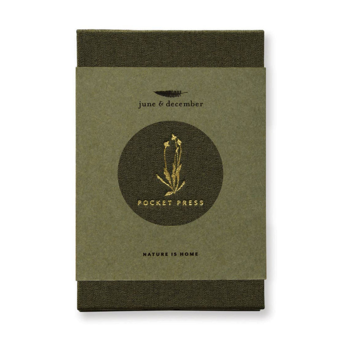 Pocket Flower Press June & December plant lover gift