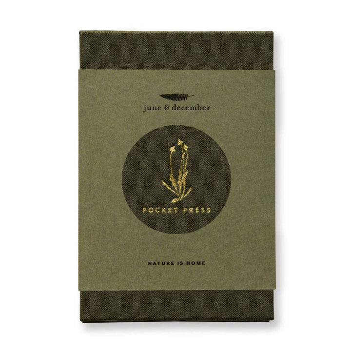 Pocket Flower Press June & December plant lover gift