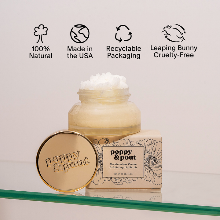 Poppy & Pout Marshmallow Creme Lip Scrub