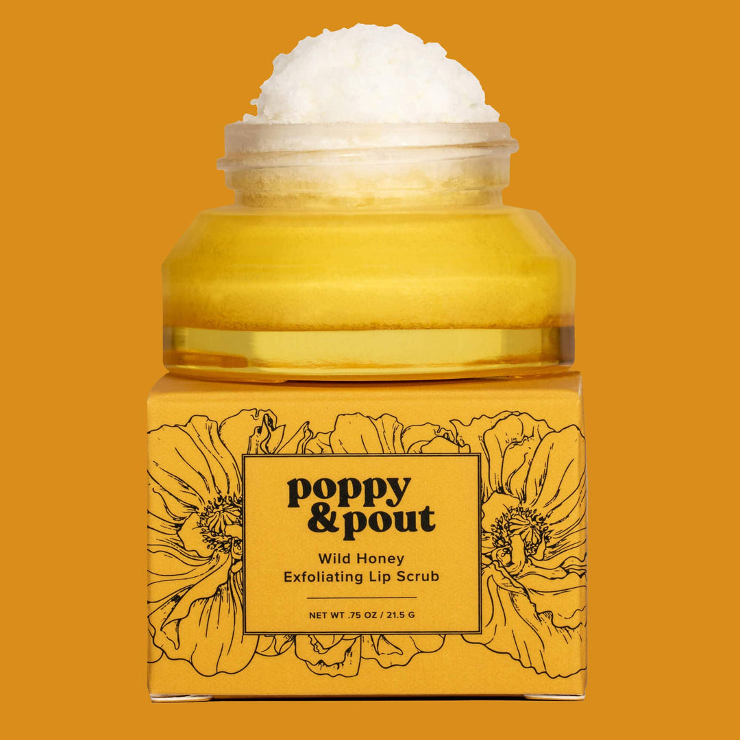 Poppy & Pout Wild Honey Lip Scrub