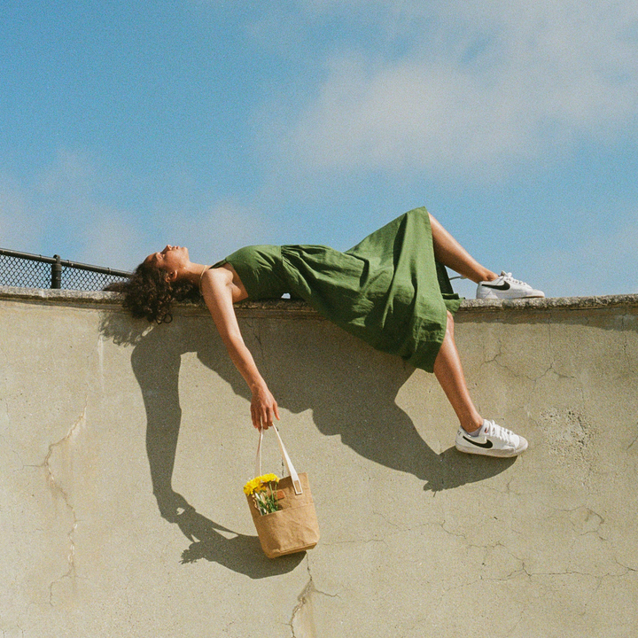 Rabbit Tote Reusable Shopping Bag in Sahara