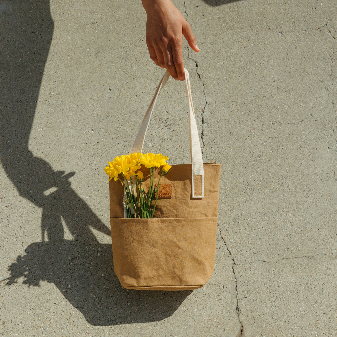 Rabbit Tote Reusable Shopping Bag in Sahara
