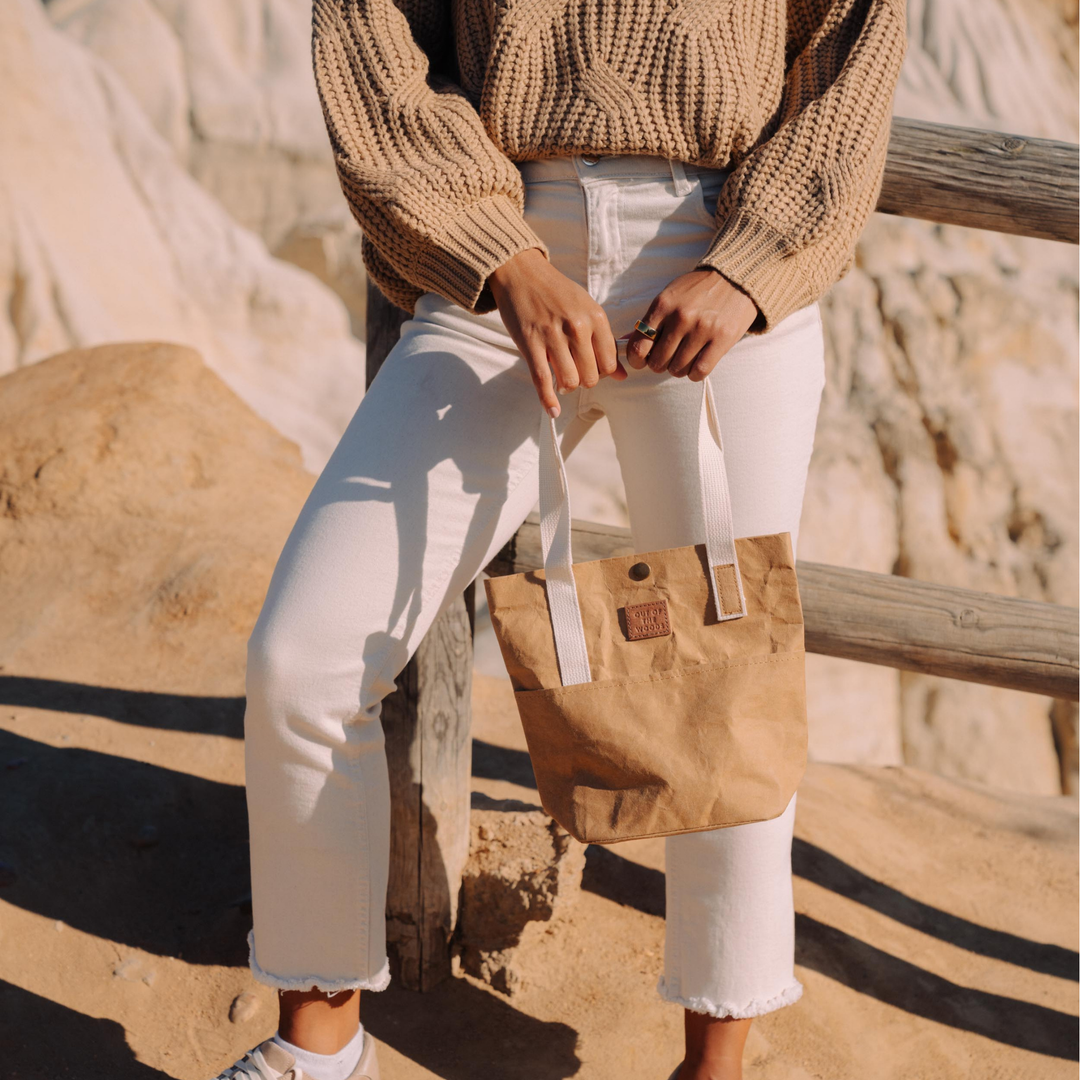 Rabbit Tote Reusable Shopping Bag in Sahara