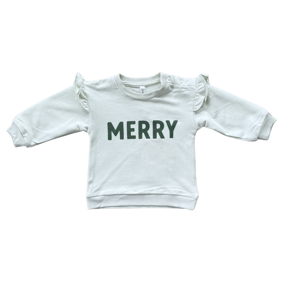 Ruffle Christmas Sweatshirt