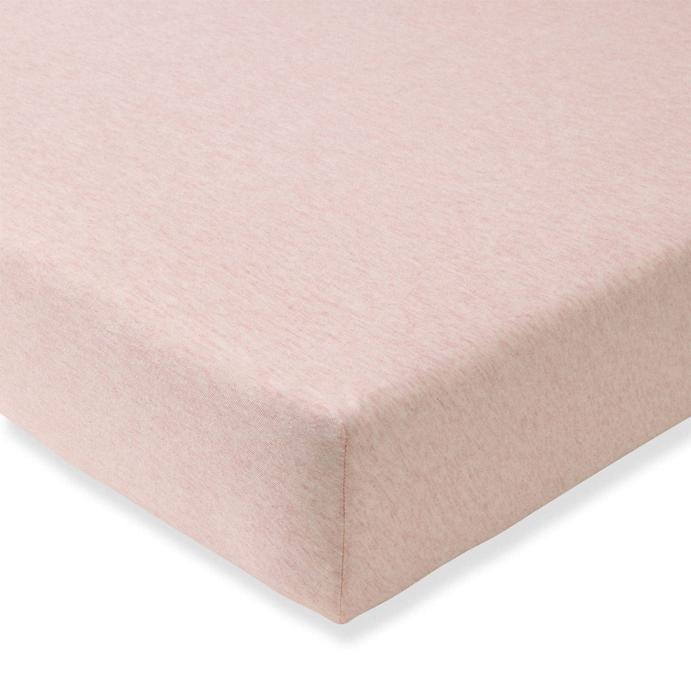 Sandy Pink Solid Crib Sheet
