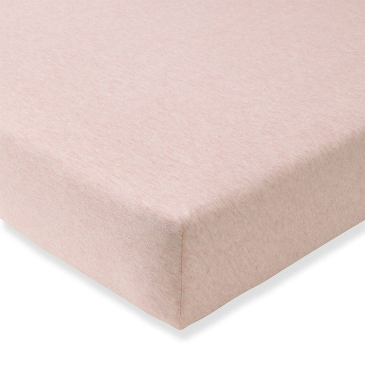 Sandy Pink Solid Crib Sheet