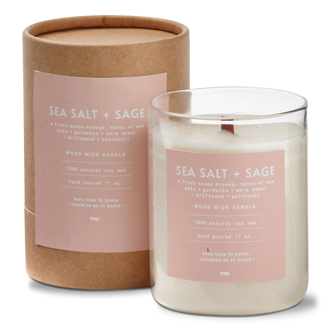Sea Salt and Sage Fragrant Candle
