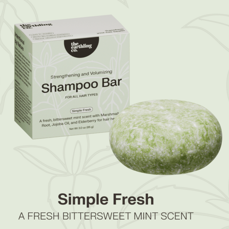 Shampoo Bar For Hair Strengthening Simple Fresh