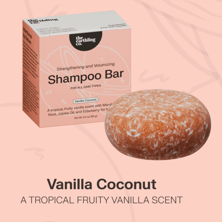 Shampoo Bar For Hair Strengthening Vanilla Coconut