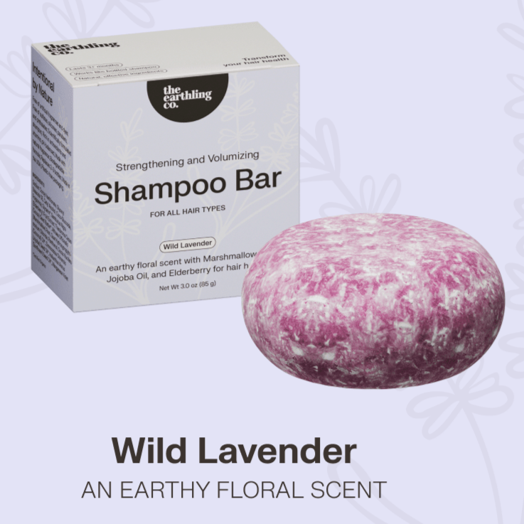 Shampoo Bar For Hair Strengthening Wild Lavender