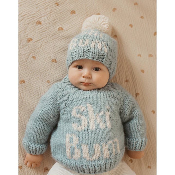 Ski Bum Surf Crew Neck Sweater for babies and toddlers