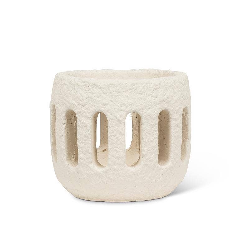 Small Organic Hurricane Votive Vessel candle holder