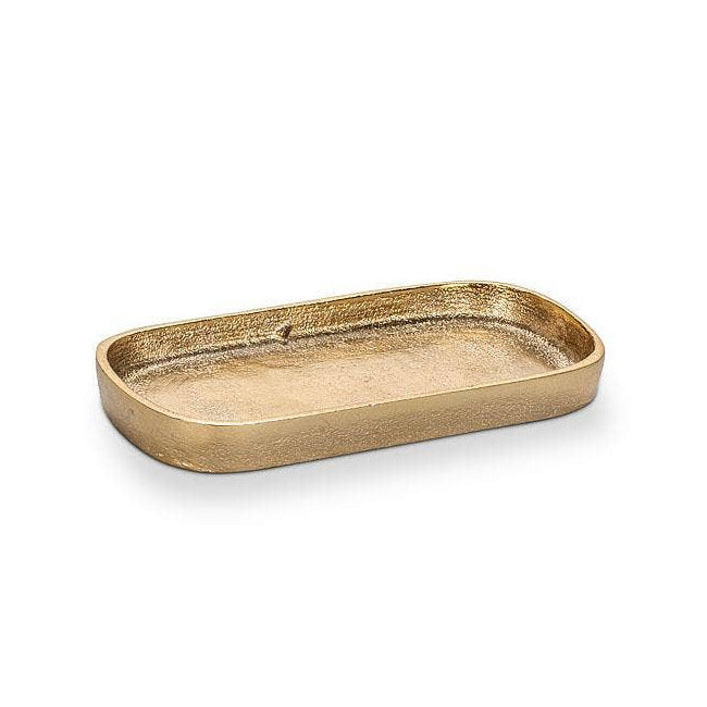 Small Oval Gold Tray home decor