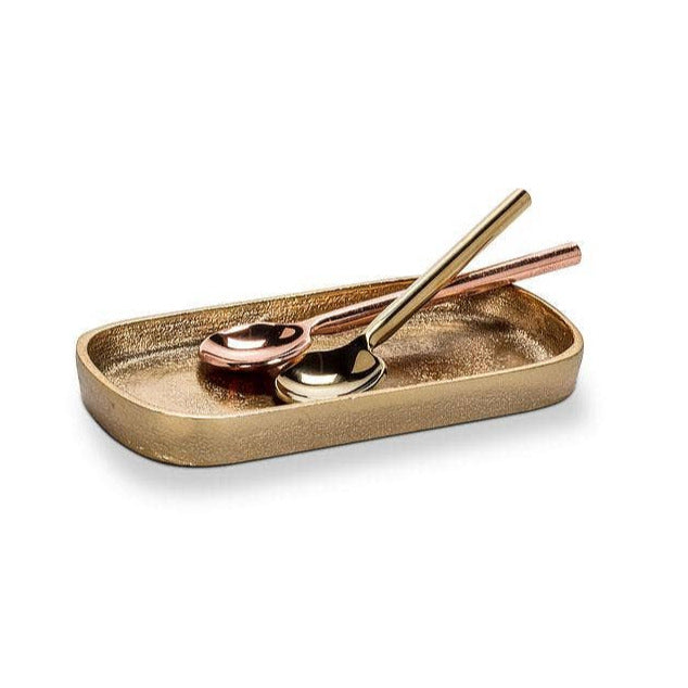 Small Oval Gold Tray home decor