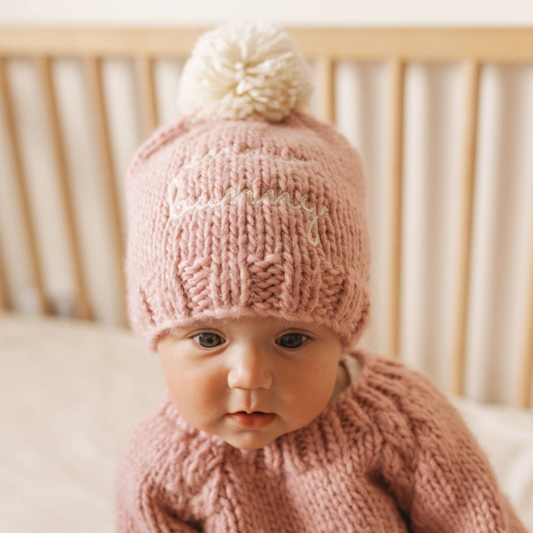 Snow Bunny Rosy Beanie Hat