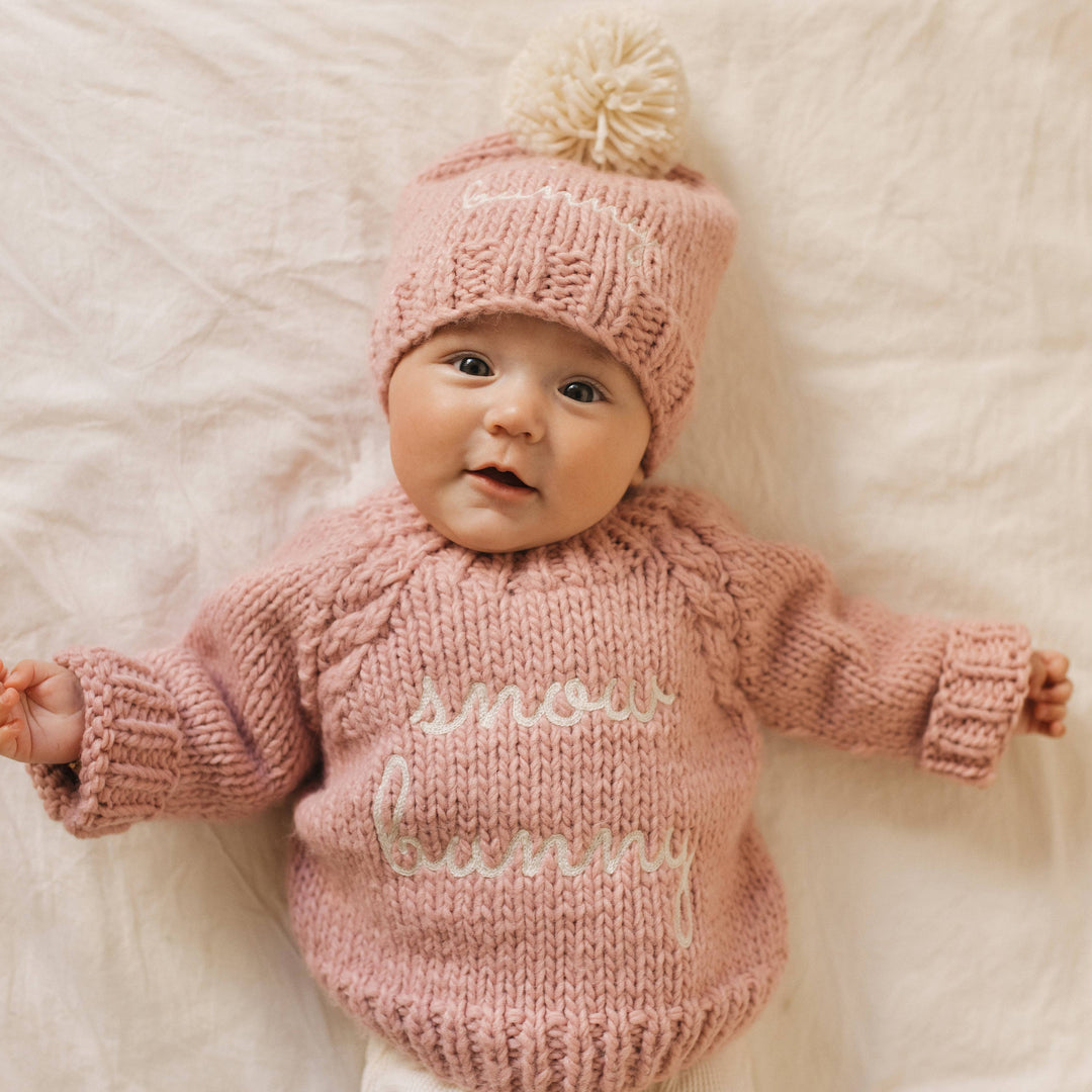 Snow Bunny Rosy Beanie Hat