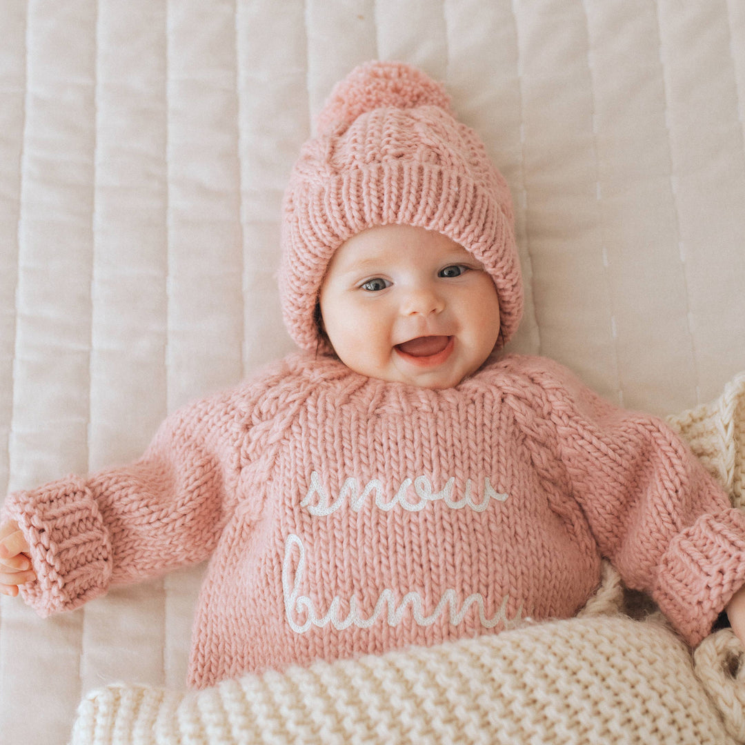 Snow Bunny Rosy Crew Neck Sweater