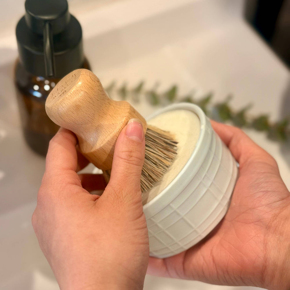Solid Dish Soap in Bowl: Rosemary Mint