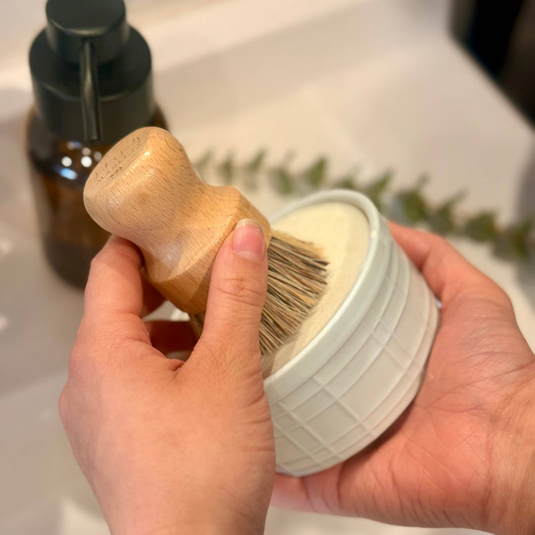Solid Dish Soap in Bowl: Rosemary Mint