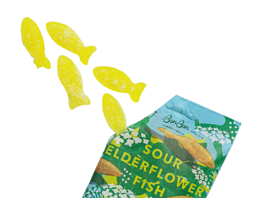 Sour Elderflower Fish - Swedish Candy