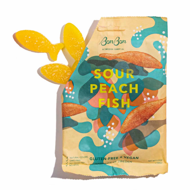 Sour Peach Fish Swedish Candy
