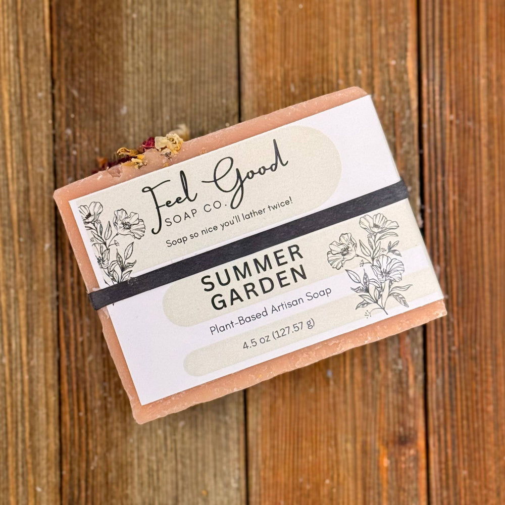 Summer Garden Organic Coconut Milk & Shea Butter Soap