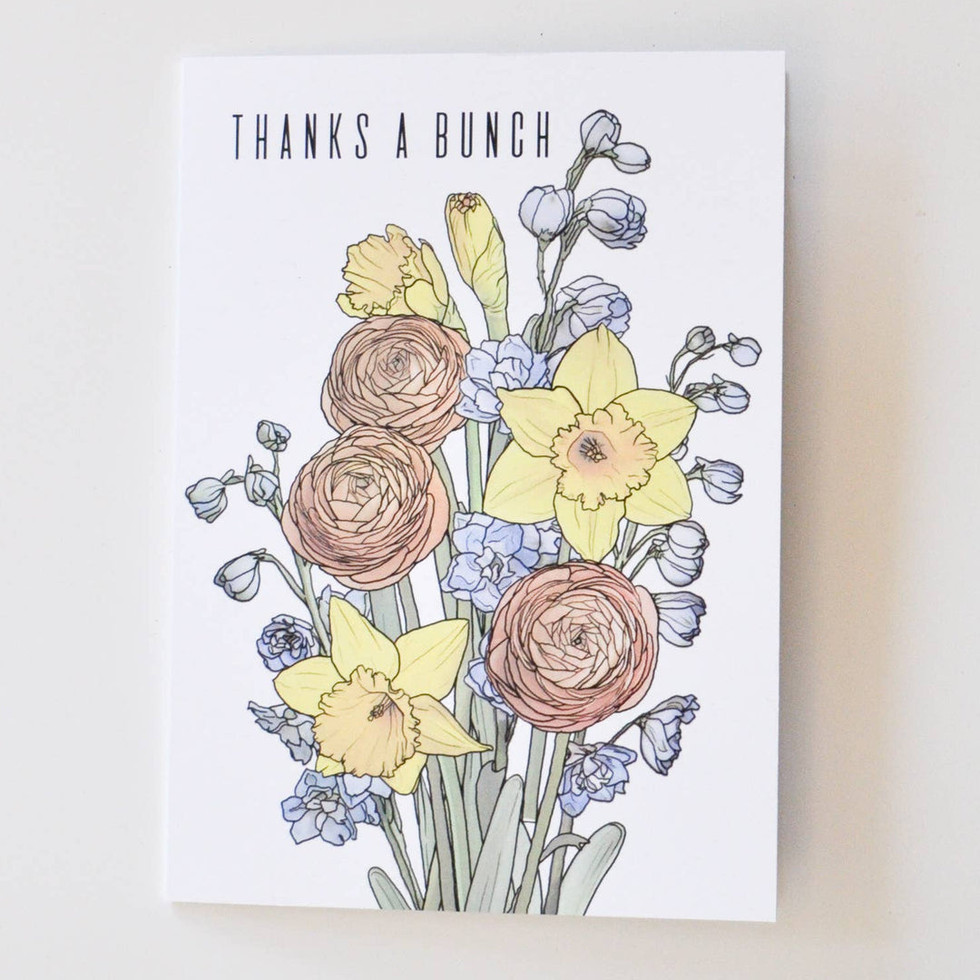 Thanks a Bunch Greeting Cards