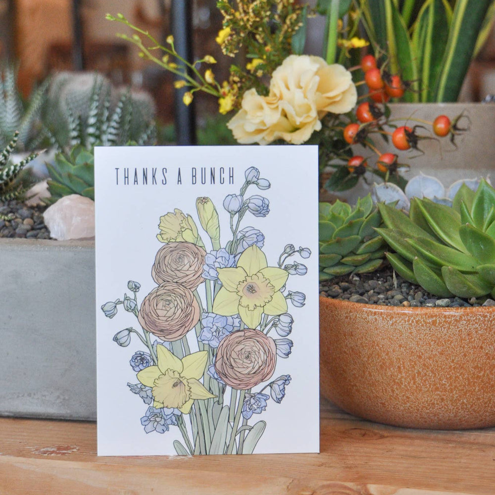 Thanks a Bunch Greeting Cards