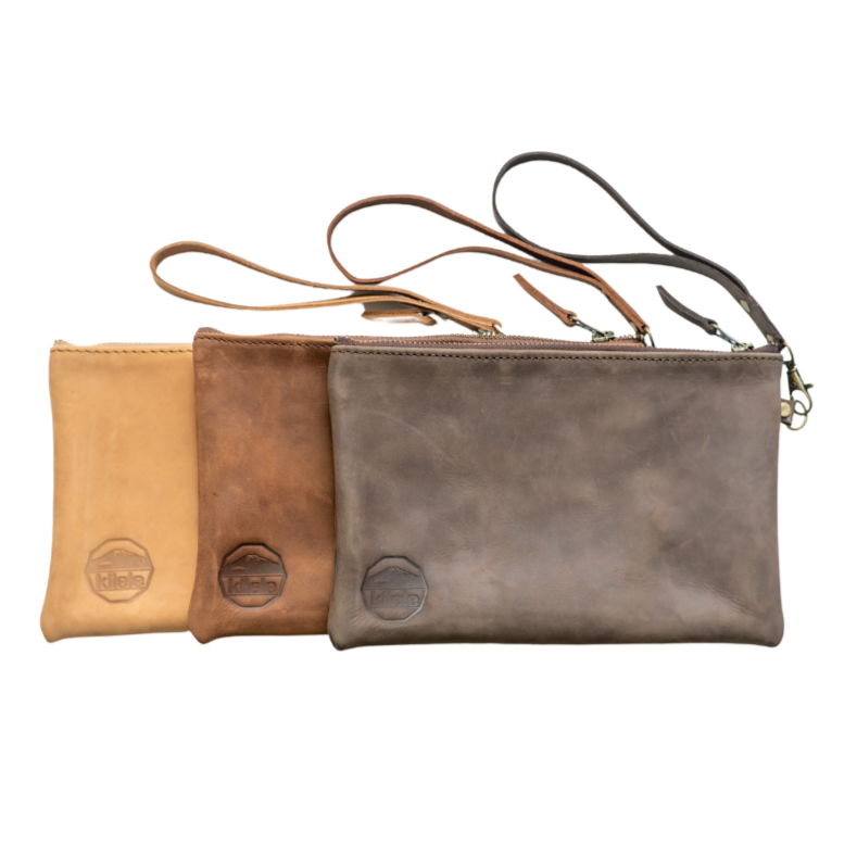 The Leather Clutch