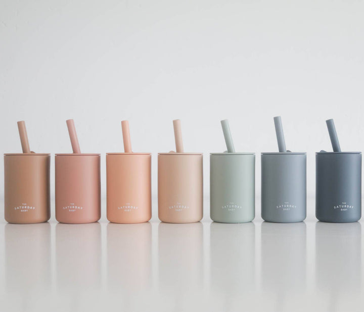 The Saturday Baby Silicone Straw Cup