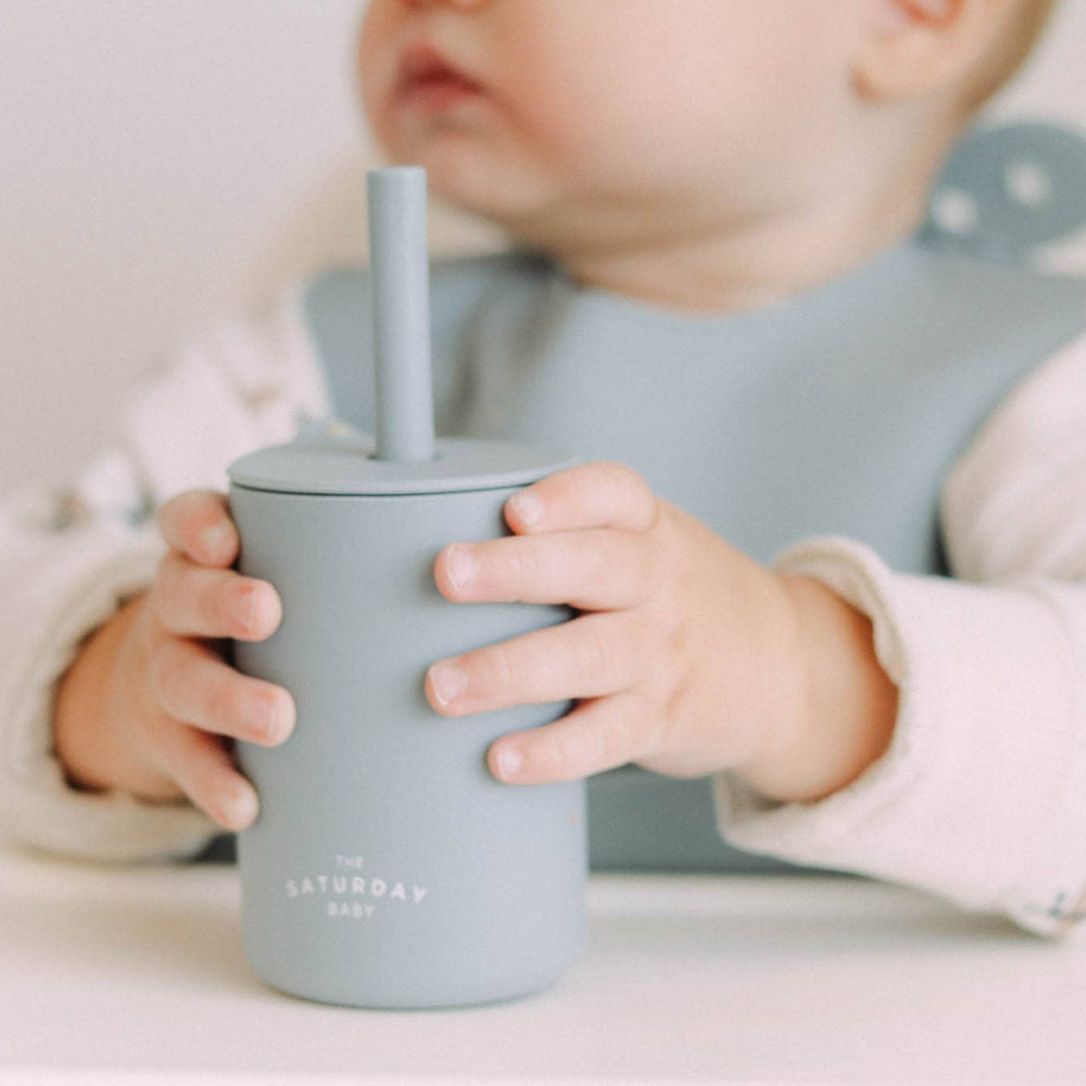The Saturday Baby Silicone Straw Cup