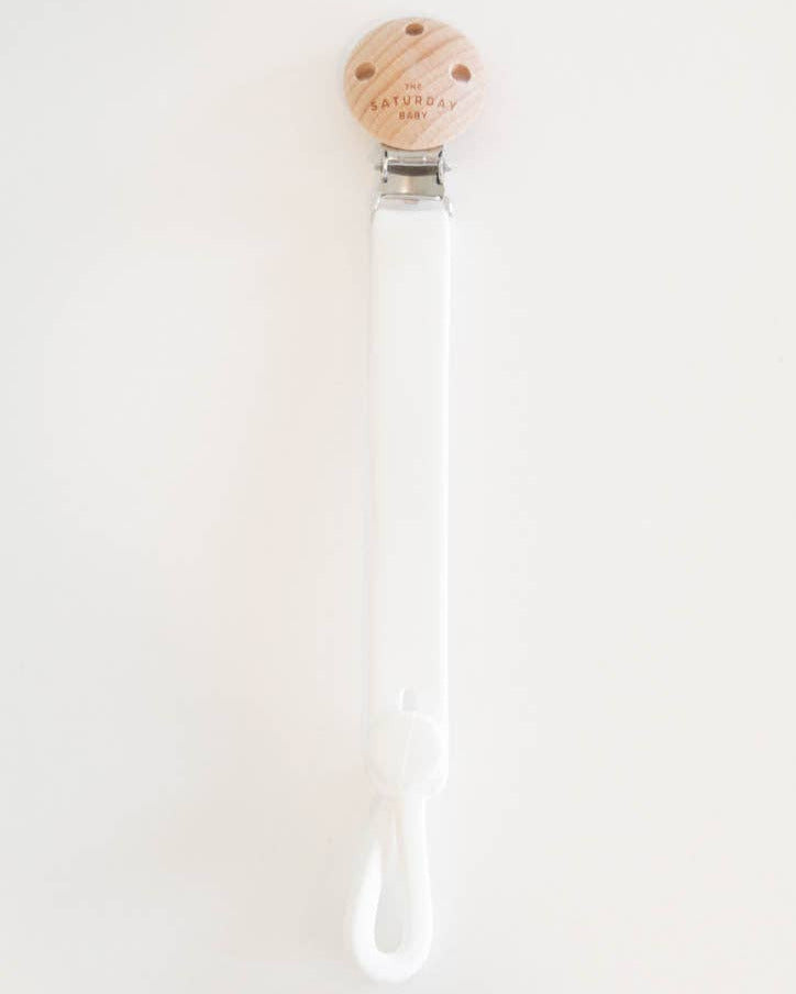 The Saturday Baby Teether Pacifier Clip cloud