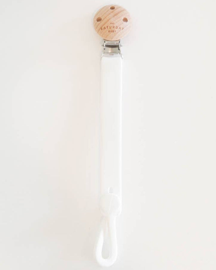 The Saturday Baby Teether Pacifier Clip cloud