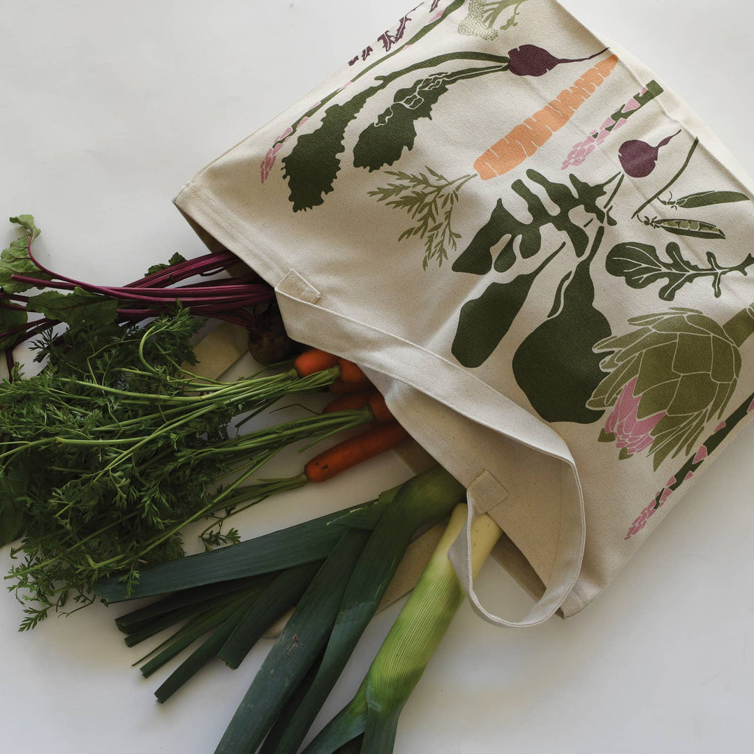 Veggie Garden Organic Cotton Market Tote Bag
