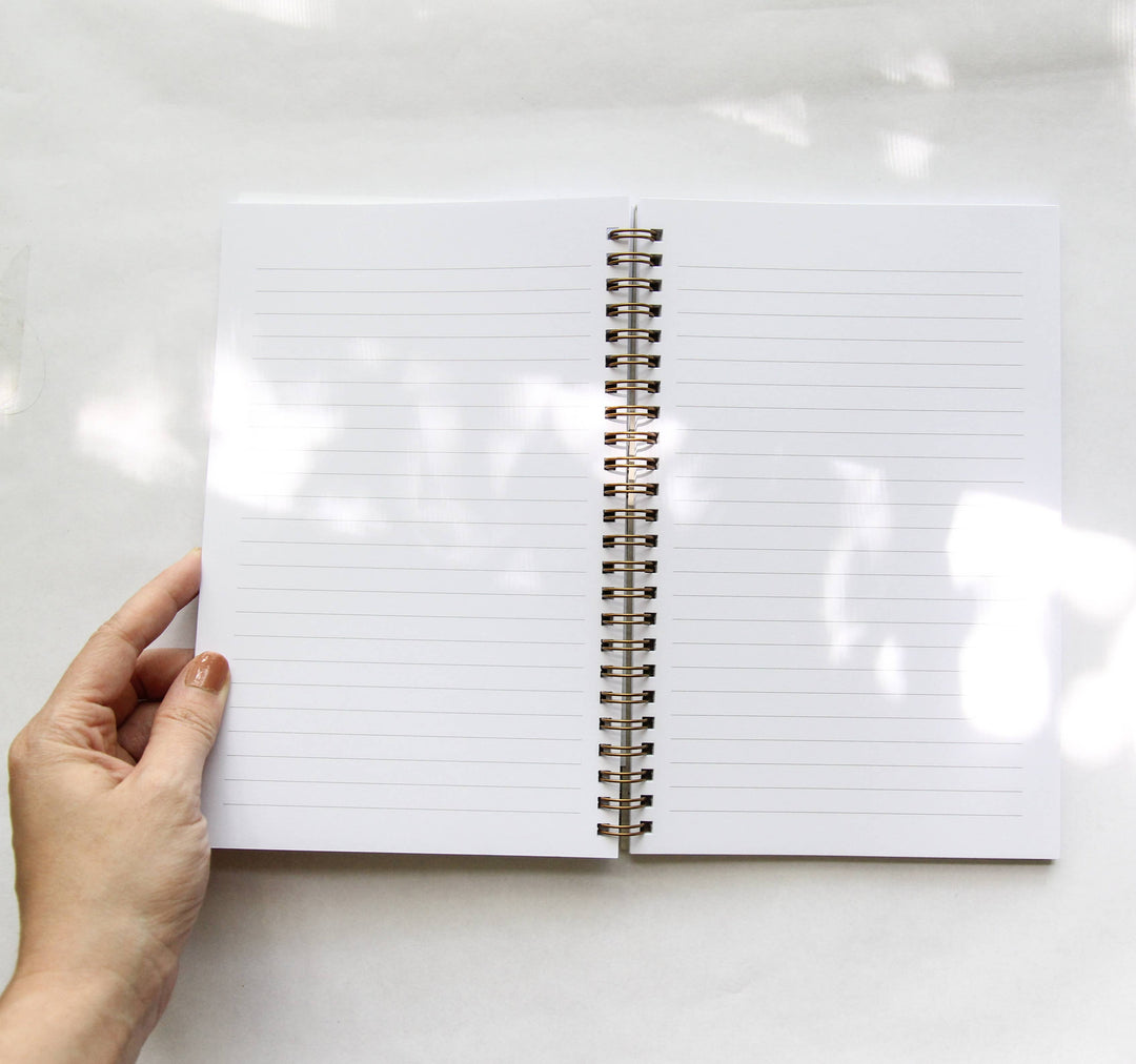 Wild Blackberry Lined Spiral Bound Notebook