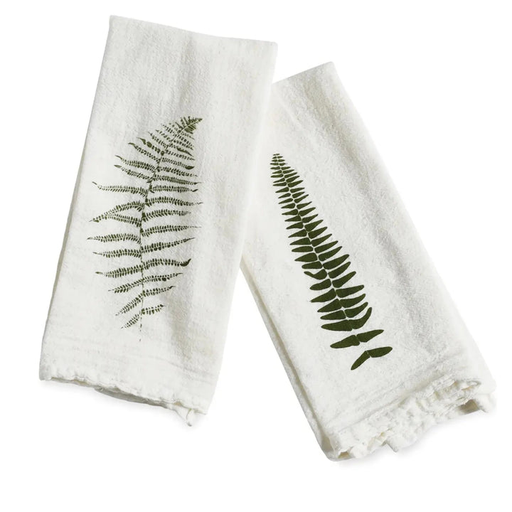 Wild Fern Napkins / Set of 4 June & December tablescape gift kitchen