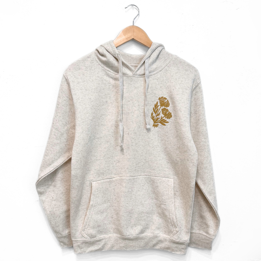Wild Field Unisex Hoodie in Natural Heather women sweatshirt