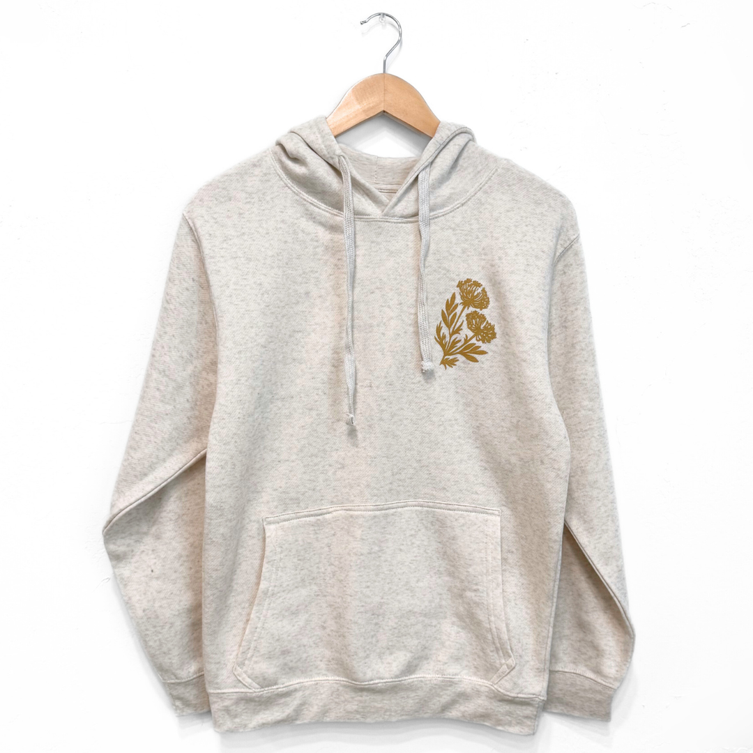 Wild Field Unisex Hoodie in Natural Heather women sweatshirt