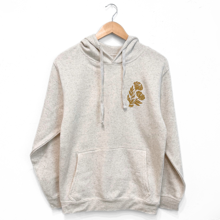 Wild Field Unisex Hoodie in Natural Heather women sweatshirt