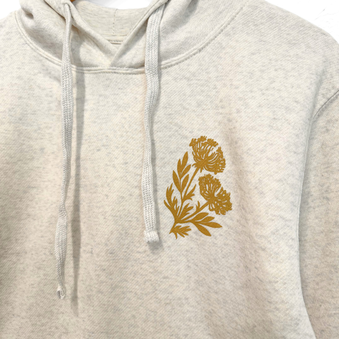 Wild Field Unisex Hoodie in Natural Heather women sweatshirt