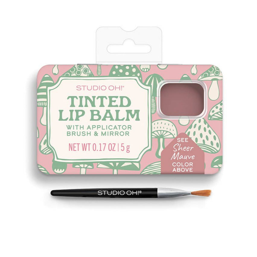 Wild Realm Tinted Lip Balm & Brush Set in Sheer Mauve