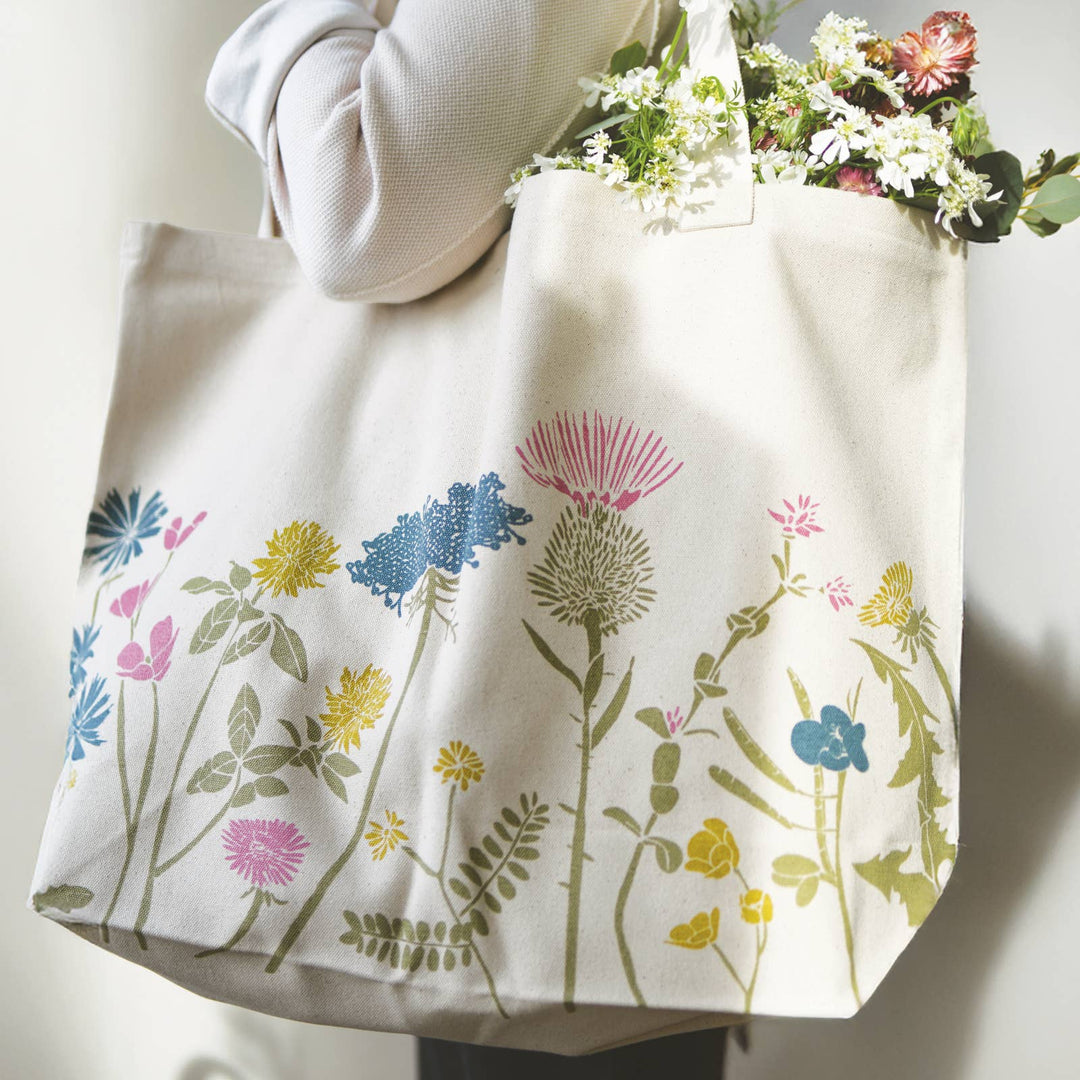 Wildflower Organic Market Tote Bag