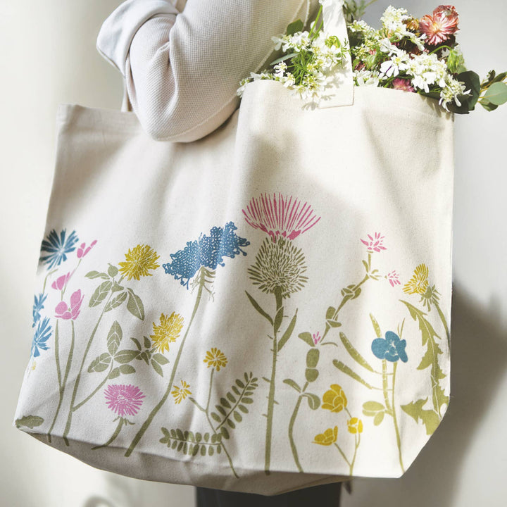 Wildflower Organic Market Tote Bag