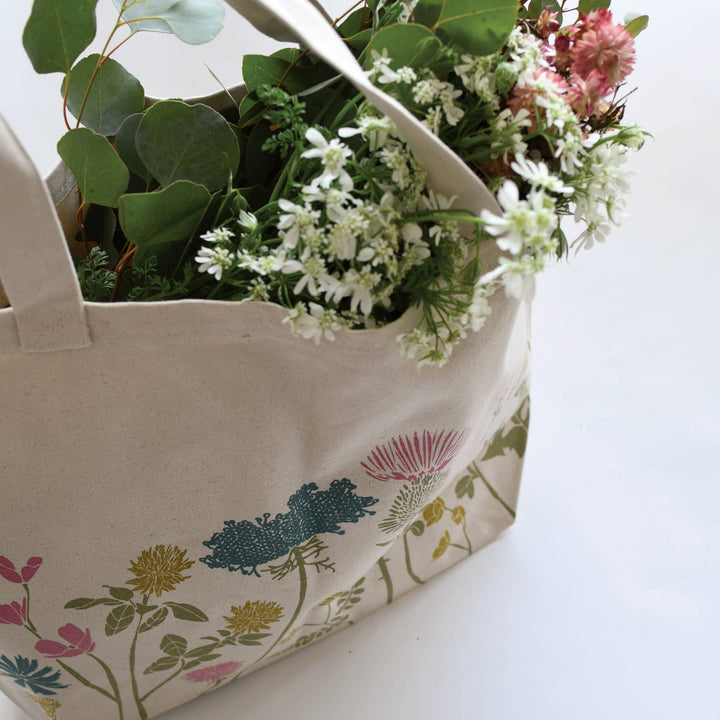 Wildflower Organic Market Tote Bag