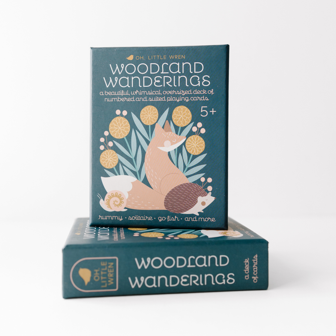 Woodland Animals Playing Cards Kids Stocking Stuffer