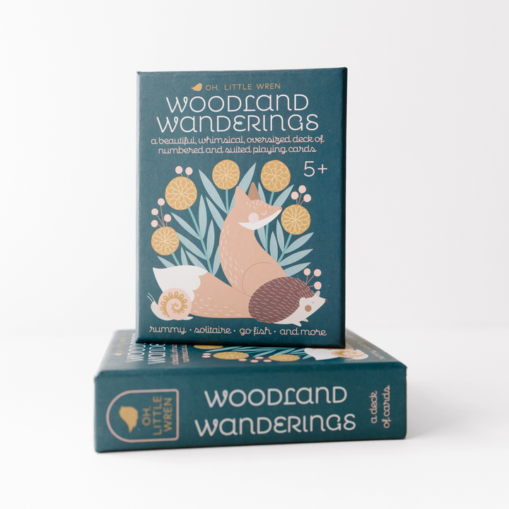 Woodland Animals Playing Cards Kids Stocking Stuffer