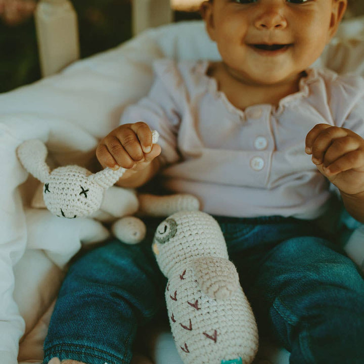 Woodland Baby Owl Toy Rattle