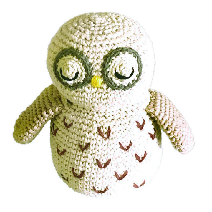 Woodland Baby Owl Toy Rattle
